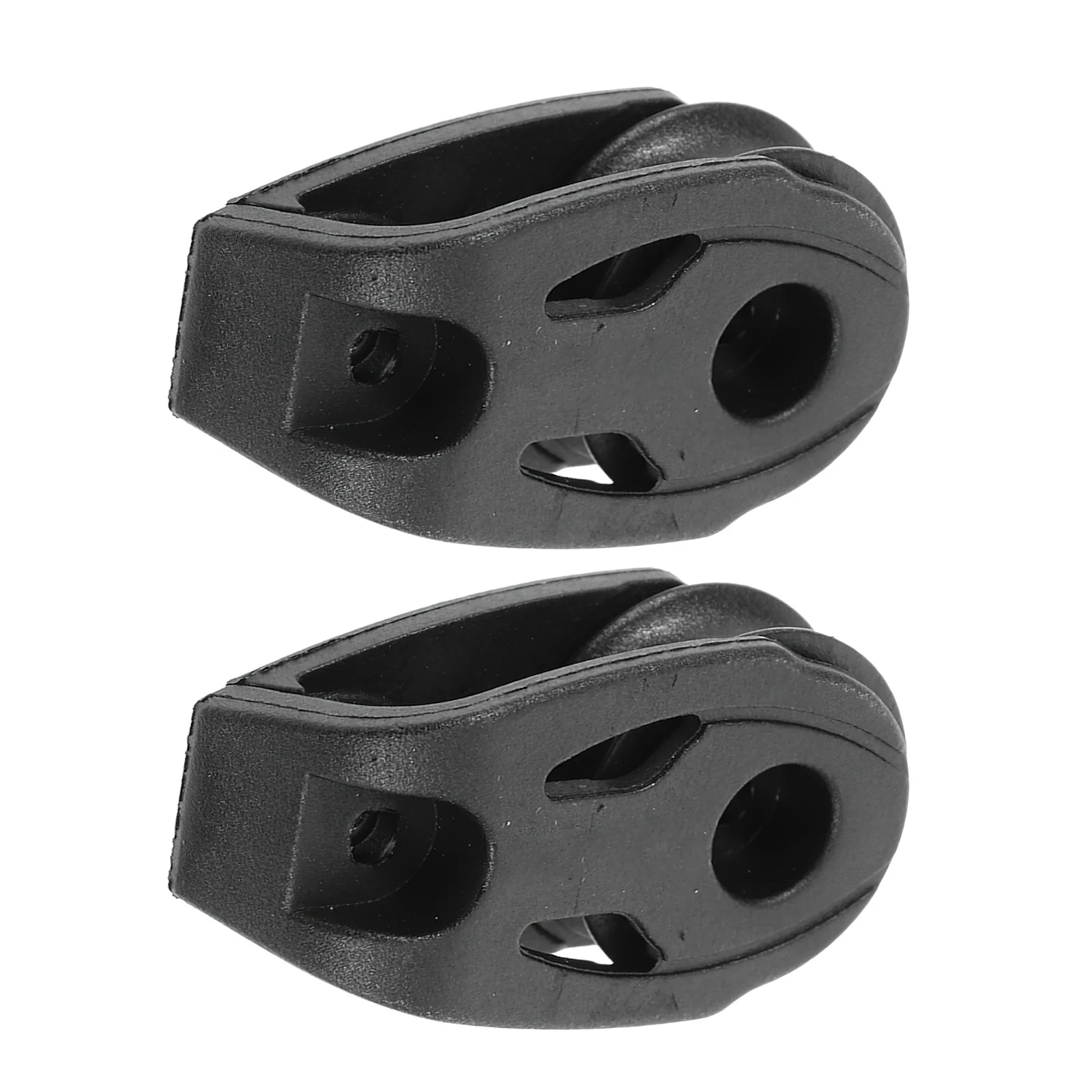 2Pcs Heavy Duty Nylon Single Pulley Bearing Sailing Kayak Pulley System Marine Accessories Kayak Stabilizer Kit