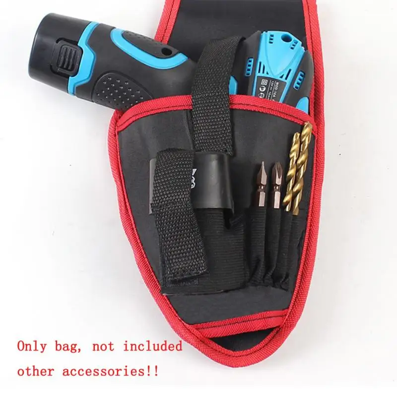 Draagbare Draadloze Boor Houder Boor Draadloze Schroevendraaier Taille Power Tool Zak Boor Taille Tool Riem Tas