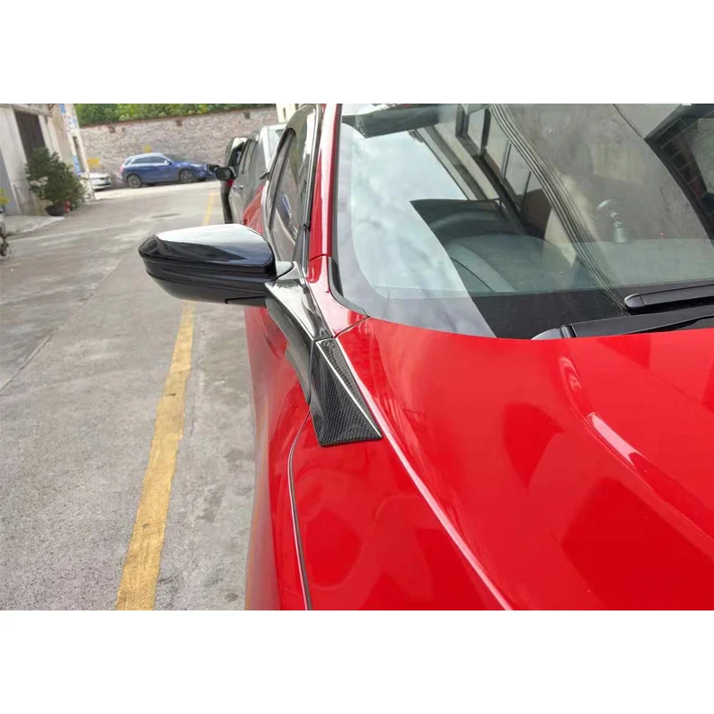 SAAR متوافق مع أجزاء تعديل ألياف الكربون Honda Type R FK8 غطاء محرك السيارة الأمامي طراز Varis سبويلر فتحة التهوية