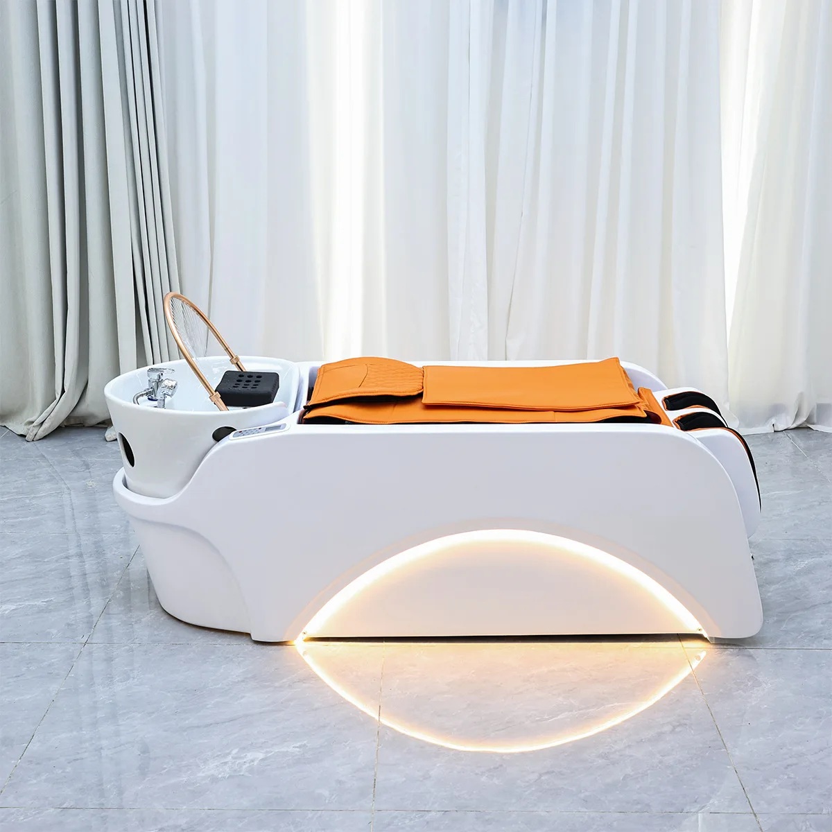 Electric massage shampoo bed Automatic intelligent head treatment bed Lying flat constant temperature water circulation