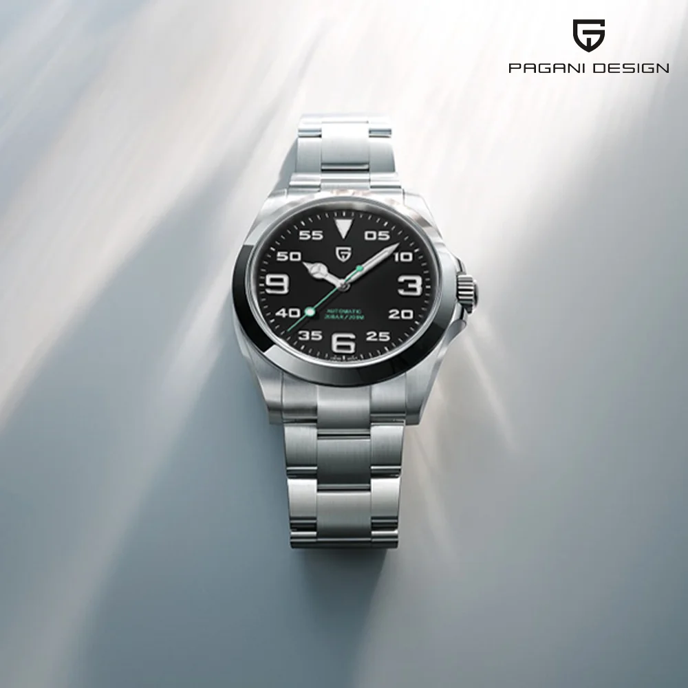 PAGANI DESIGN Top-Marke Herren-Mechanikuhr Luxus-Saphirglas AR-beschichtete Automatikuhr 200M wasserdichte Herrenuhr
