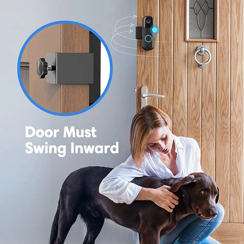 Anti-Theft Video Doorbell Door Mount Video Camera Doorbell Mount For Apartment Renters Home, Fit For Doorbell Camera