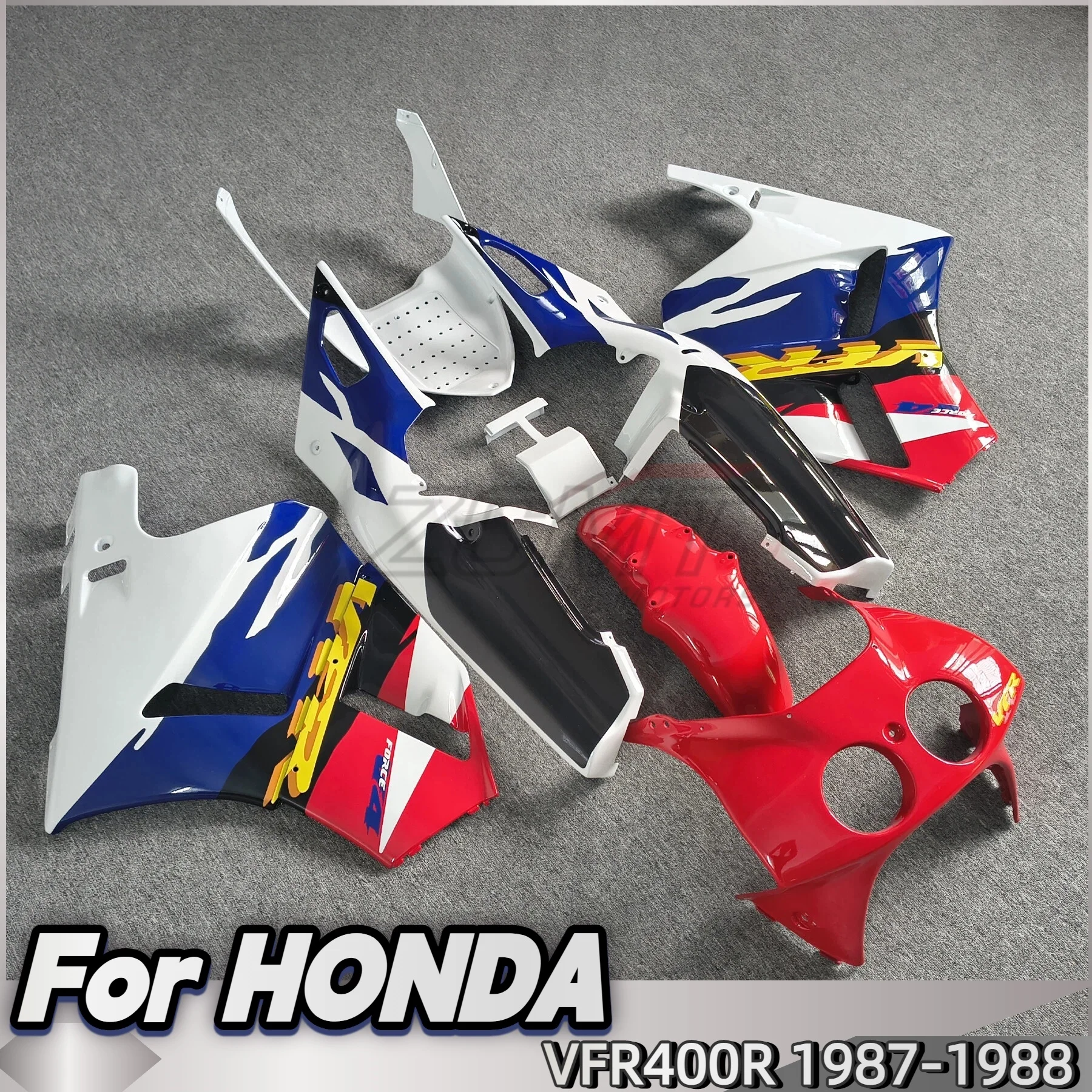 

Frame For HONDA VFR400R Red Glossy NC24 VFR400 R V4 VFR400RR 87 88 VFR 400 R RR RVF400R 400R CC 1987 1988 Fairing