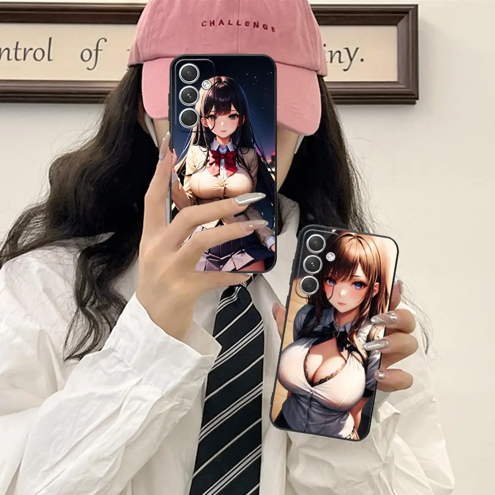 

Чехол для телефона JK School Uniform Girl для Samsung Galaxy S25 S24 S23 S22 S21 S20 Note20 Plus FE Ultra Color Cover, роскошный чехол для мобильных телефонов