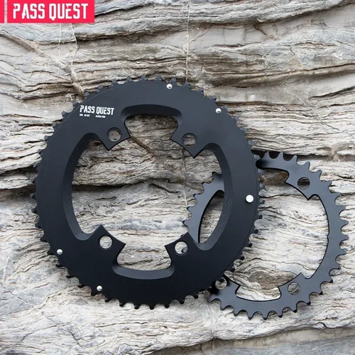 Imagen 2 del producto PASS QUEST 110 bcd plato para Shimano 105 5800 6800 DA9000 anillo de cadena de bicicleta de carretera 48/35T 50/34T 52/36T 53/39T 54/40T