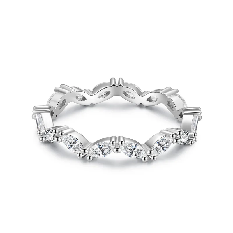 

2023 Новый дизайн из стерлингового серебра Bijoux Argent 925 Женские ювелирные кольца оптом