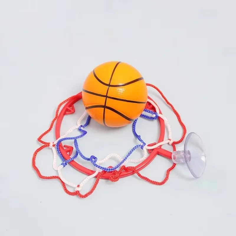 Kid Indoor Mini Basketball Hoop Set with Suction Cup Wall Hanging Home Sports Game Children's Exercise Fun Basket Ball Hoops Kit