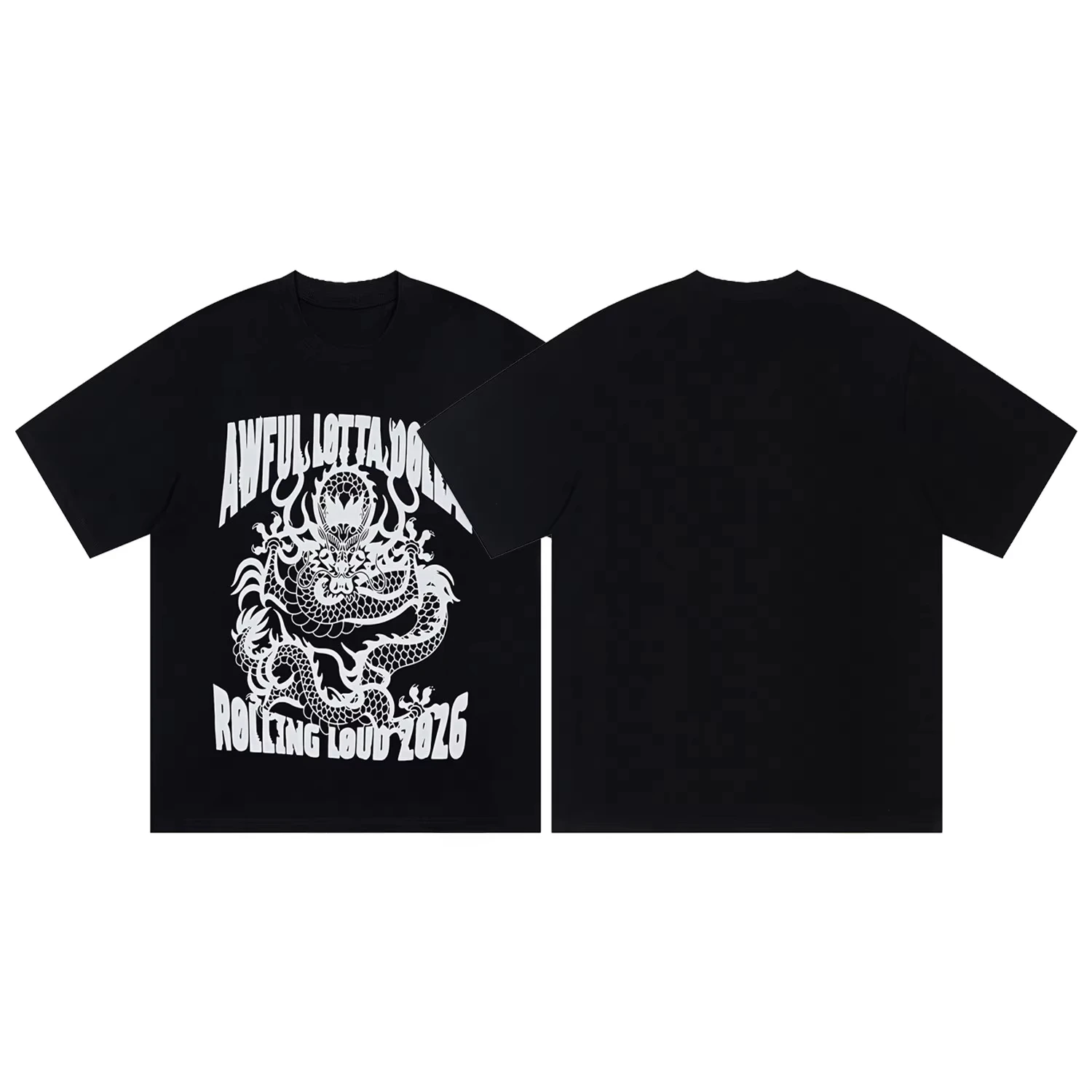 That's A Awful Lot of Cough Syrup Bunny Hip Hop Street Brand Graphic T-Shirt Cotton Men Women Streetwear Tee