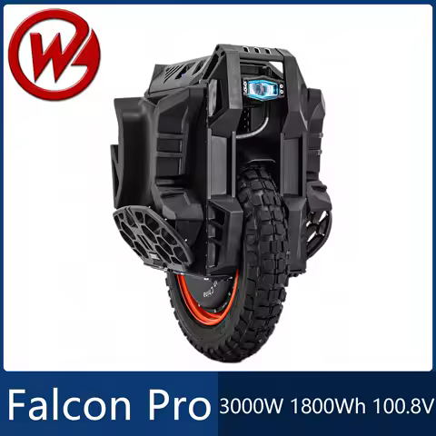 BEGODE Falcon Pro 100.8V 1800Wh Battery 3000W Motor 15inches 3.00-10 Tire Unicycle 30kg Net Weight Self-balancing
