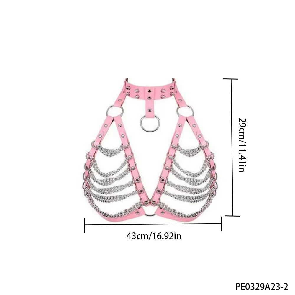 مشد على طراز الدنيم من سلسلة PESENAR الوردية، طليعي وملفت للنظر، عنصر جريء يظهر نمطًا فرديًا