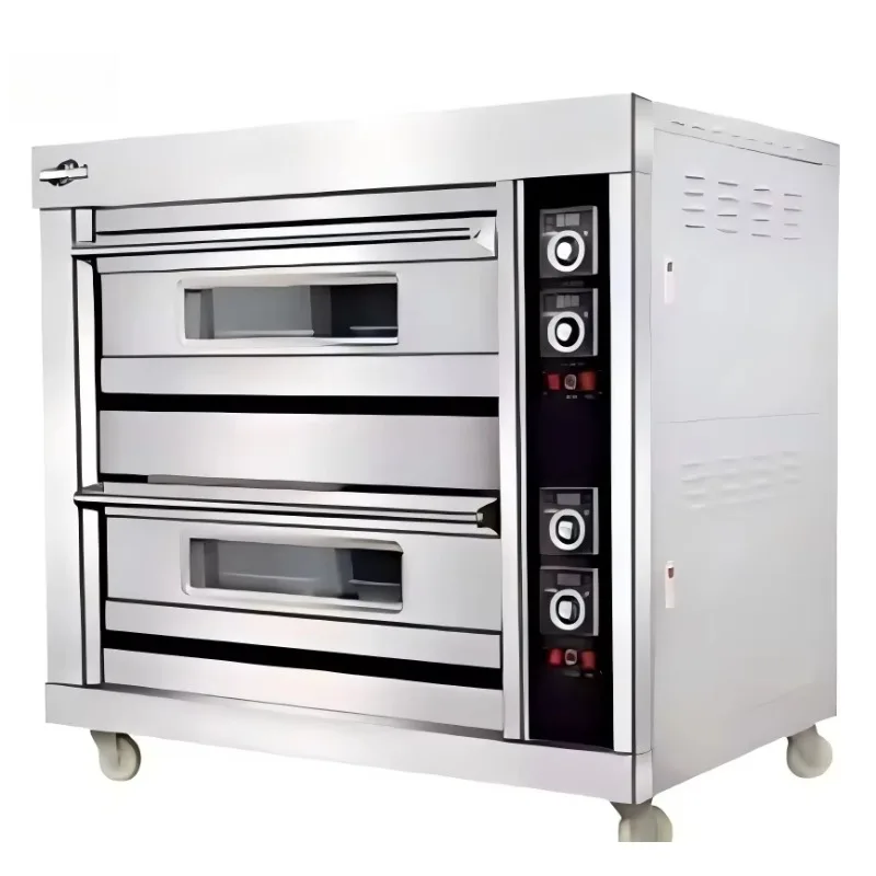 Horno Eléctrico Comercial para Panadería con Protección contra Sobrecalentamiento, Placa Desmontable para Uso Doméstico o Comercial, Bandejas y Platos, Personalizable
