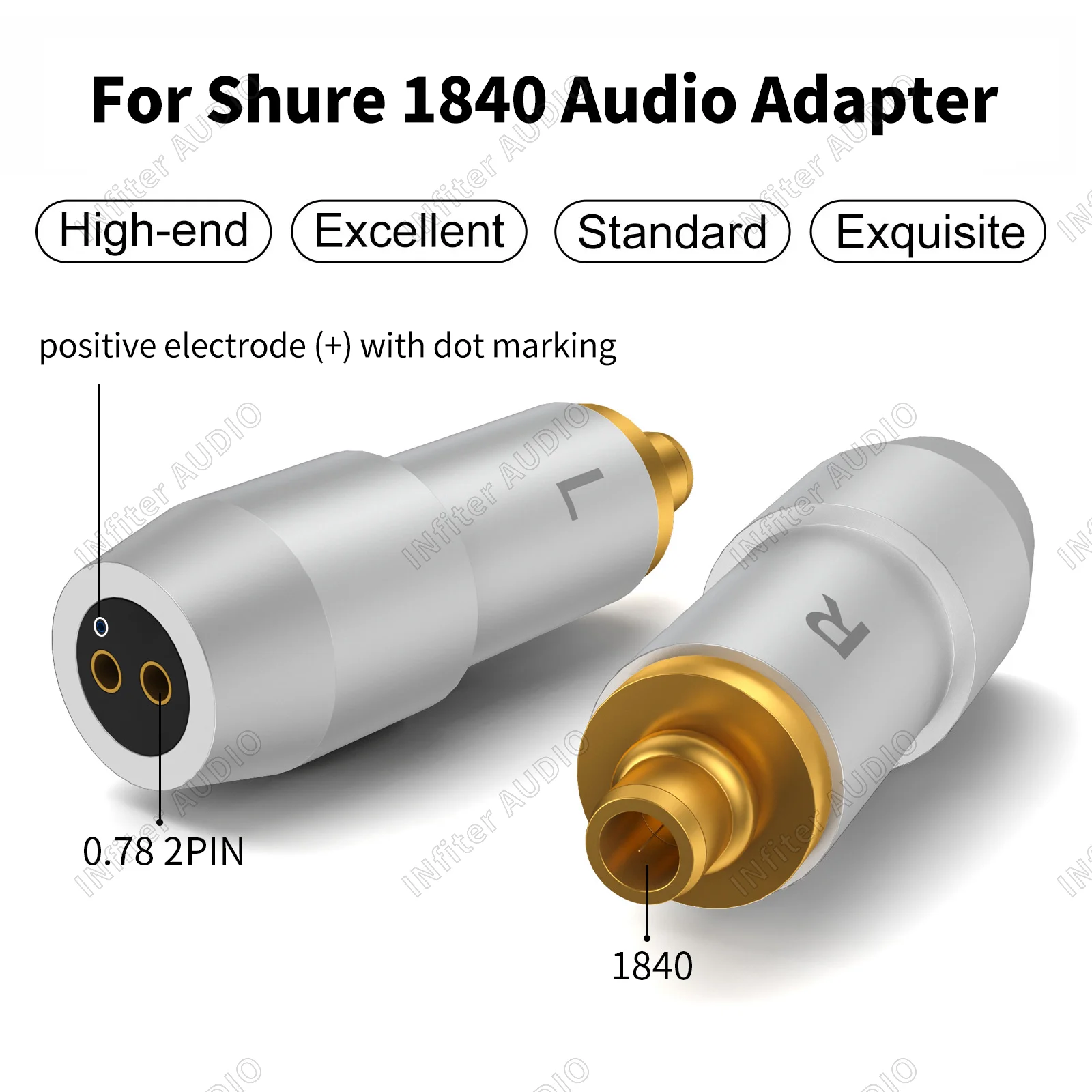 Imagem -04 - Fone de Ouvido Conversão Cabo Adaptador 078 a Srh1840 078 Milímetros Pinos para Msr7b Conectado a Shure Srh1440 Srh1840 Srh1540