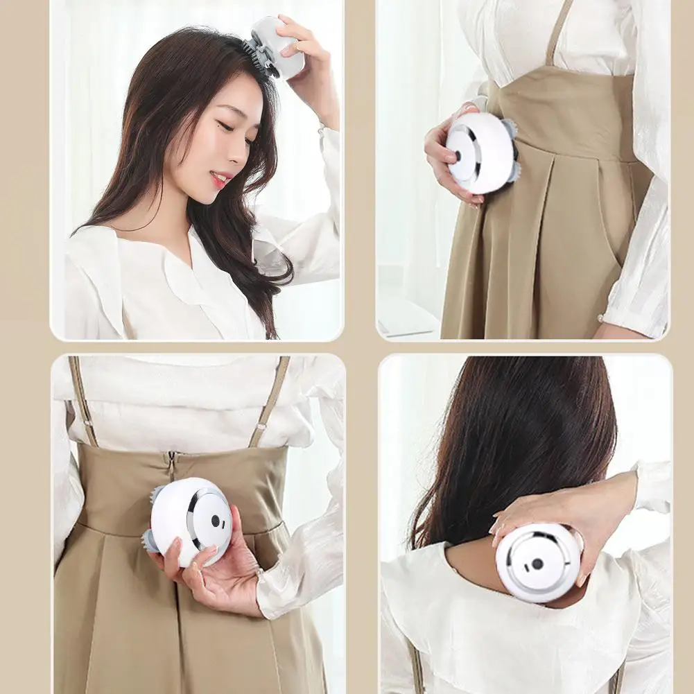 

Многофункциональный Электрический массажер для головы, мини перезаряжаемое устройство для массажа головы, Электрический многофункциональный массажер головы для Hea V1W1