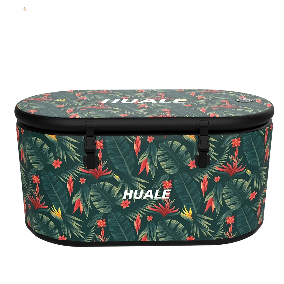 

-Brand New Inflatable Portable Recovery Pool Barrel Blow Up Icebath Cold Plunge Ice Bath Tub With Chiller