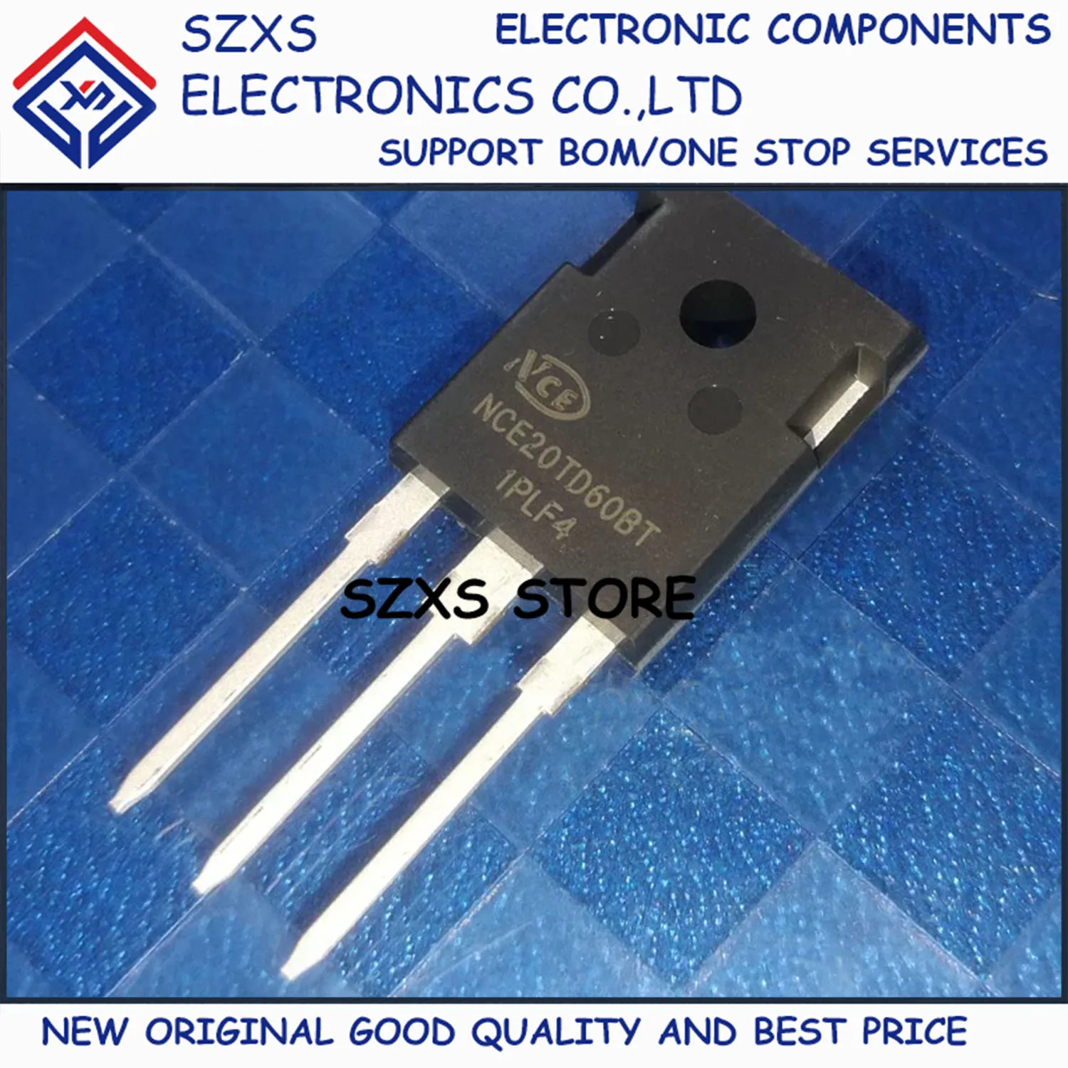 

New Original 10Pcs NCE20TD60BT TO-247 600V 20A Powerful IGBT Field Effect Transistor In Stock Electronic Components Good Quality