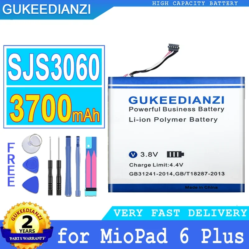 

3700mah GUKEEDIANZI Battery for MioPad 6 Plus 6plus Big Power Bateria