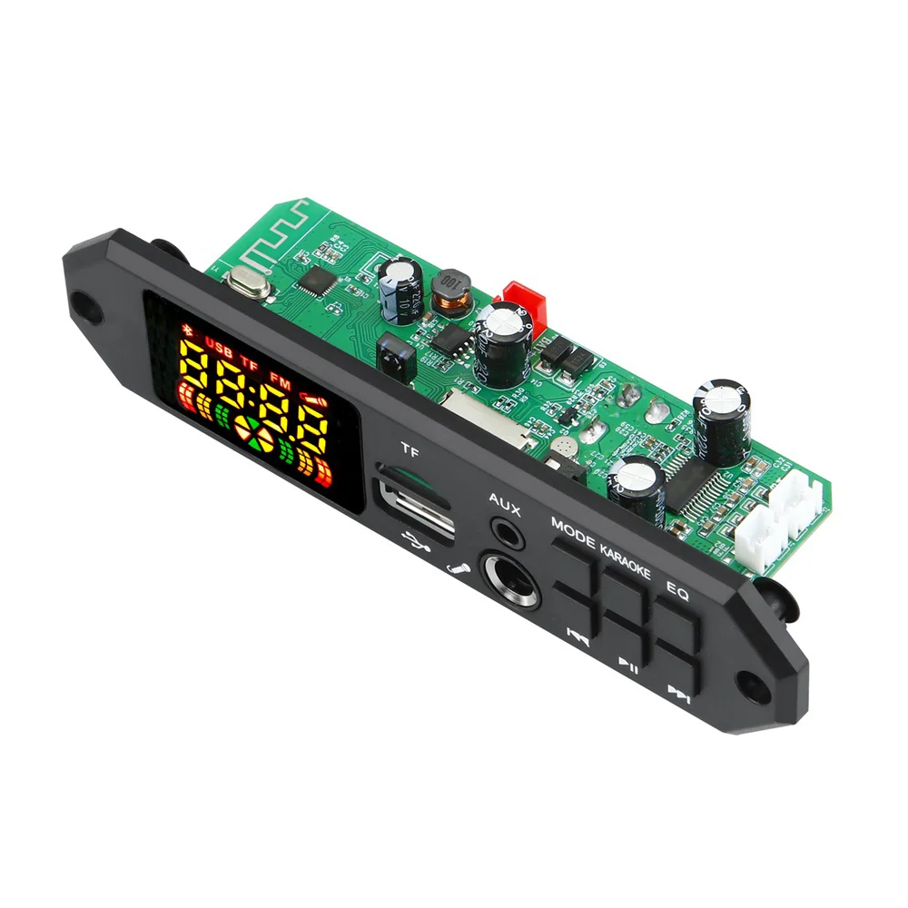 50W Amplifier MP3 Decoder Board Bluetooth-compatible 5.0 Car MP3 Player USB Recording Module FM AUX Radio For Speaker Kit