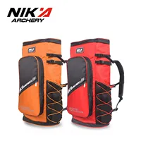 1PC Orange/Red Nylon Archery Backpack for Recurve Bow Archers Fashion Design Backpack for Outdoor Hunting