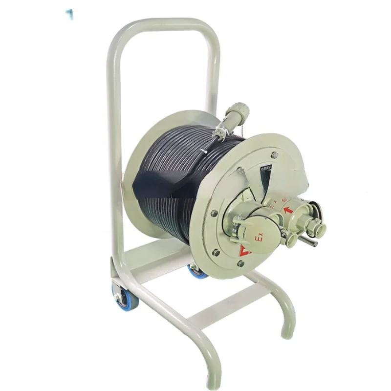 agriculture hose reel IP65 IP64 Explosion-proof Electric Power Cable Reels Tray Factory Mobile Flame-proof cable reel