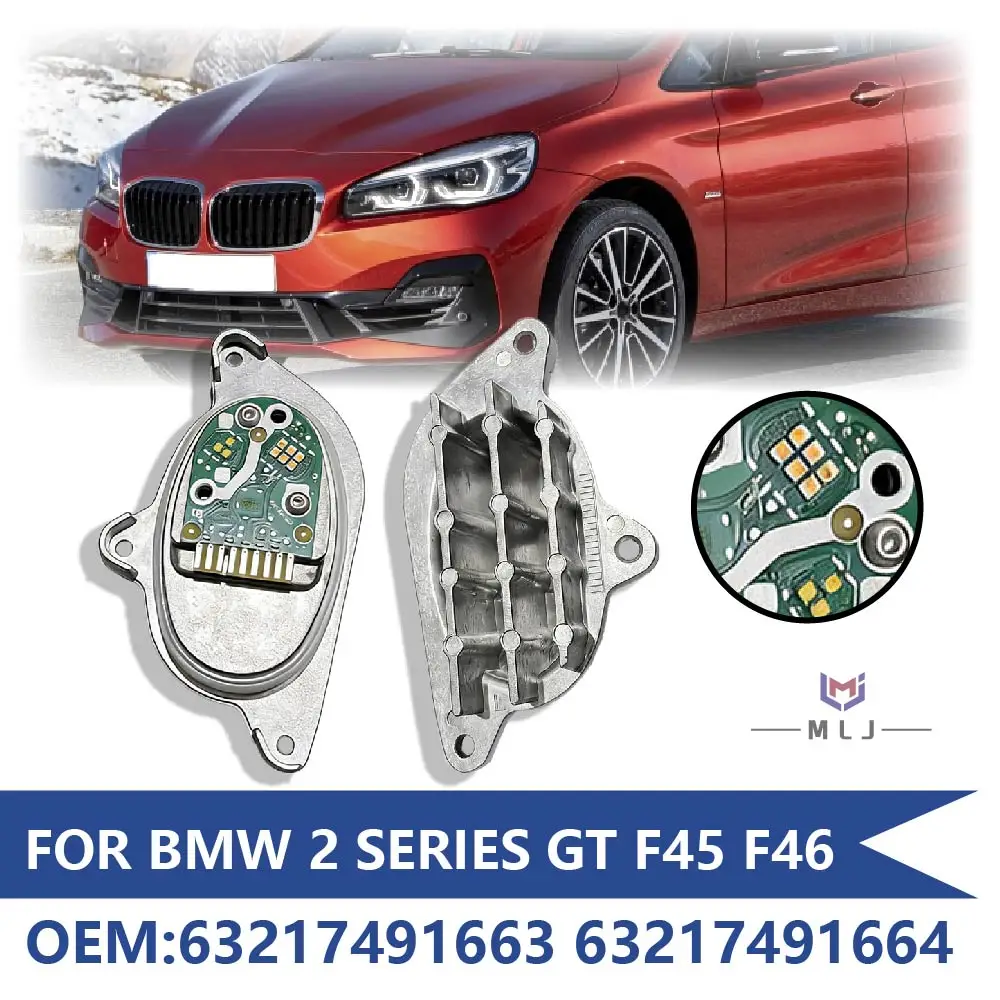 

63217491663 63217491664 For BMW 2 Series GT F45 F46 2017 2018 2019 LED Turn Signal Module DRL Angel Eye White Car Accessories