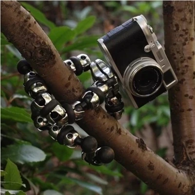 Octopus treppiedi Stand Spider flessibile Mobile Mini treppiede Gorillapod per iPhone GoPro Canon Nikon Sony fotocamera tavolo scrivania telefono