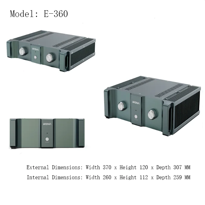 

Новый дизайн Weiliang Audio E-360 прецизионного усилителя с ЧПУ