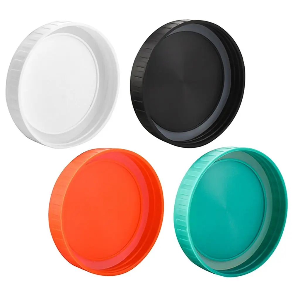 6pcs Plastic Mason Jar Lids for Wide Mouth Jar Leak-proof Seal 70mm 86mm Reusable Bottle Cover Spout Lid Good Seal Kitchen Tool