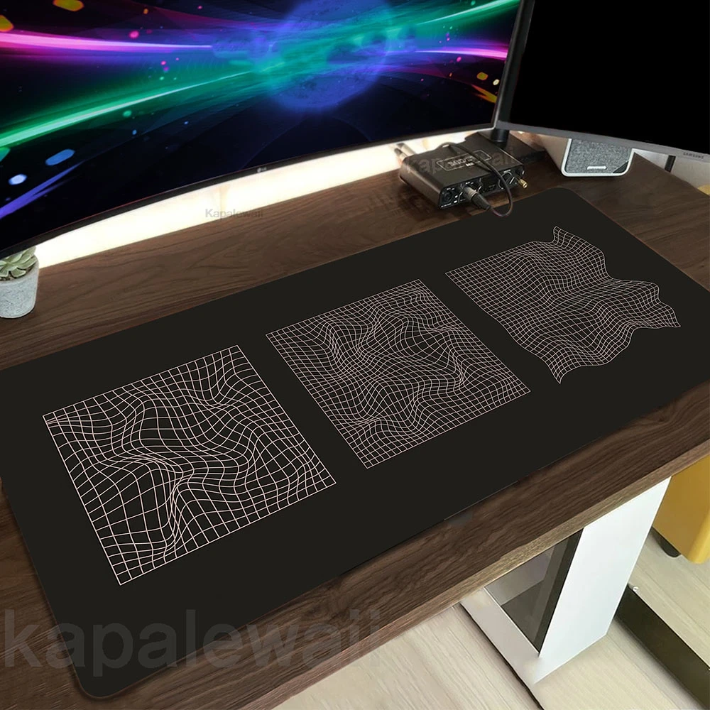 

Line Art Design Mouse Pad Pc Gamer Mousepad Gaming Speed Keyboard Pads Mouse Mat Office Desk Protector Mat Rubber Table Carpet
