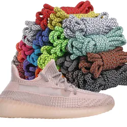 1Pair 100/120/150cm Sneaker Shoestrings Sport Shoelaces 3M Reflective Shoe Laces Replacement
