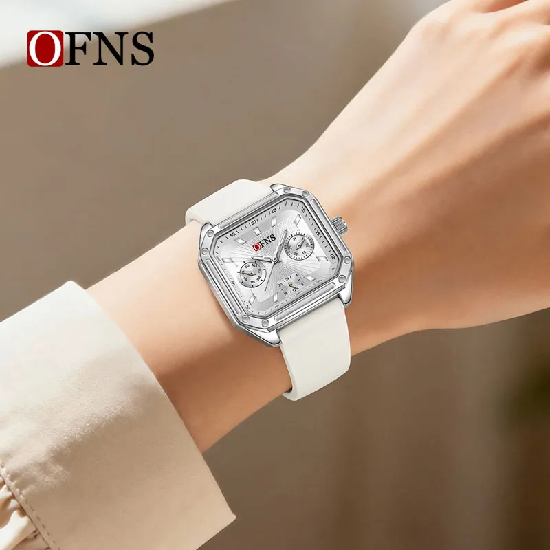 OFNS 1611 Quartz Watch Multifunctional Fashion Wristwatches Luminous Chronograph Calendar Unisex Students Watches reloj mujer