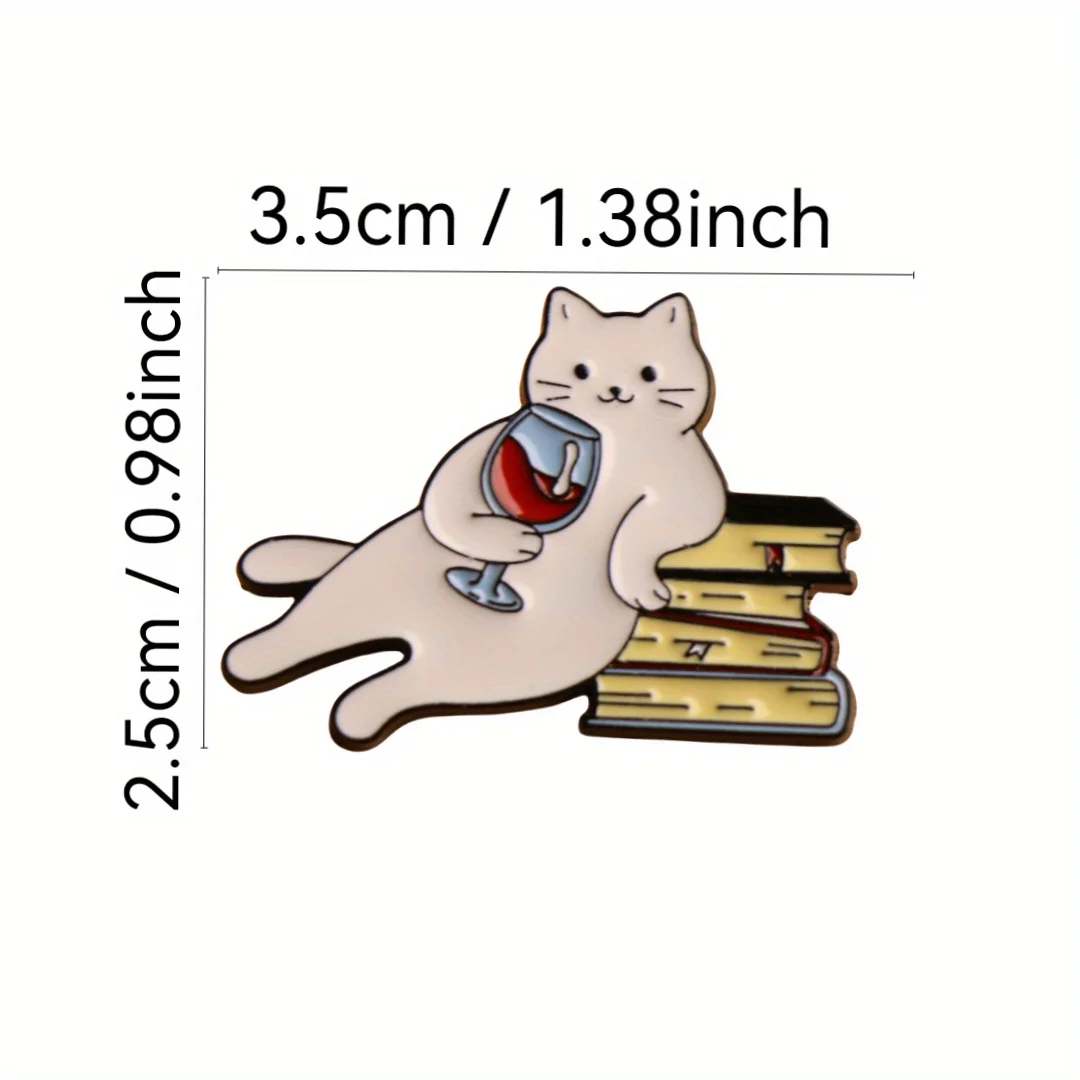 1pc Enamel Lapel Pin, Metal Brooch for Clothes  Bags, Gift for Friends, Festival Badge, Backpack Decoration, Fashionable Jewelry