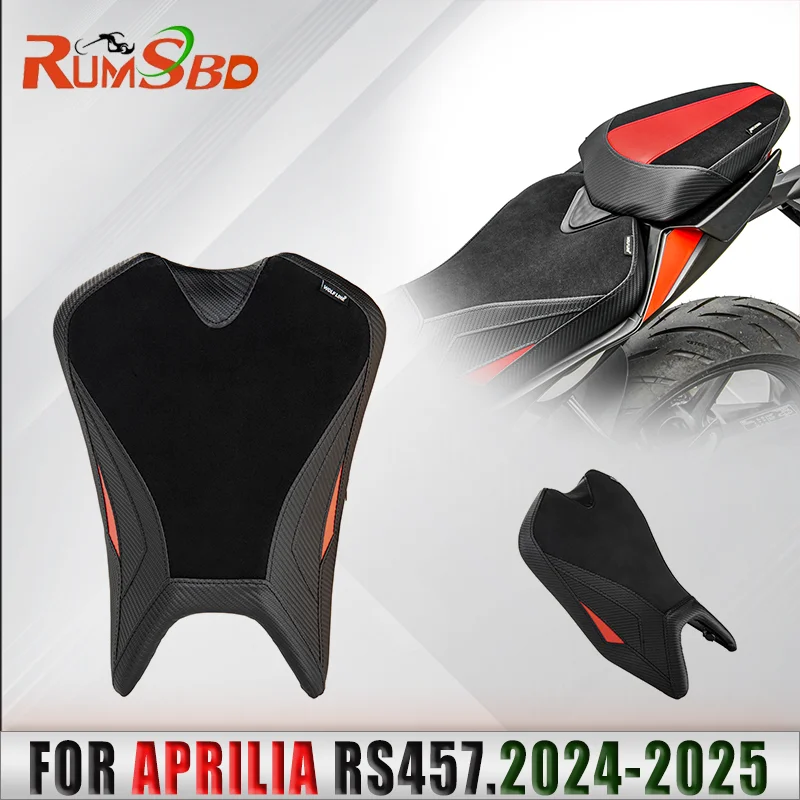 

Чехол на переднее сиденье водителя мотоцикла, подушка, обтекатель капота для Aprilia RS457 2024 2025, новинка из искусственной кожи