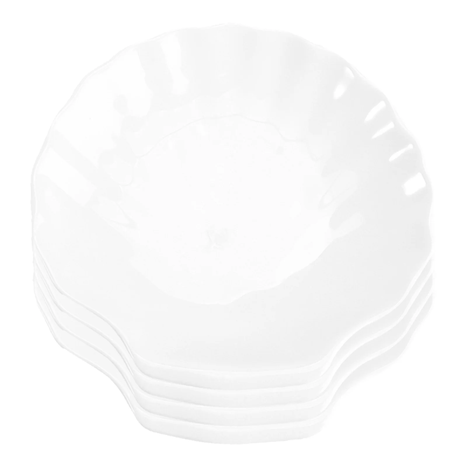

Large Seashell Plates Salad Seashells Shaped Melamine Charcuterie Boards Accessories Snacks