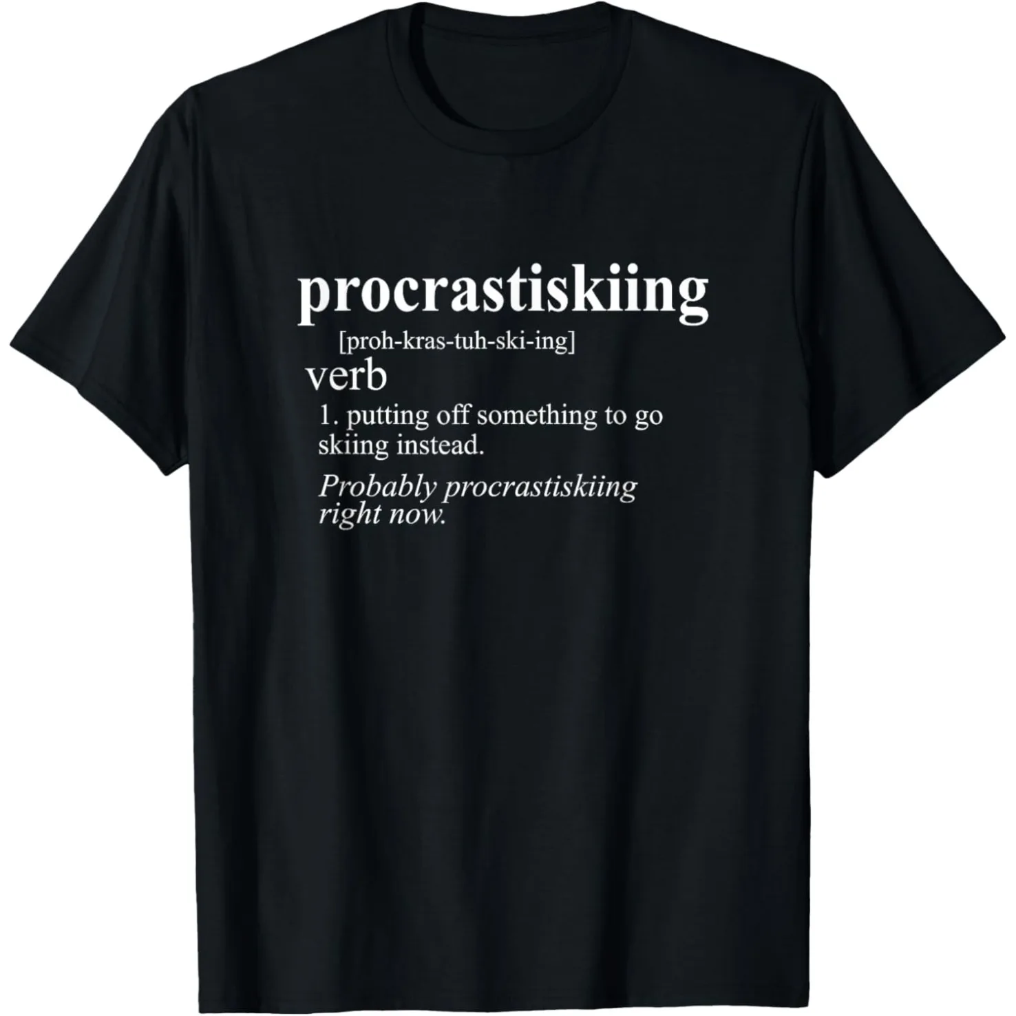 Bunte Ski-Bekleidung, Skifahrer-T-Shirts für Männer und Frauen, reine Baumwolle, Humor-Streetwear-T-Shirt, kurzärmelig, Unisex, lockere Kleidung – Detail 2