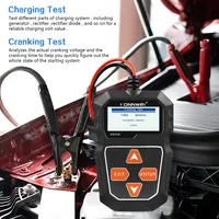 KW208 12V Car Battery Tester 100 to 2000CCA Cranking Charging Circut Tester Battery Analyzer 12 Volts Battery Tools