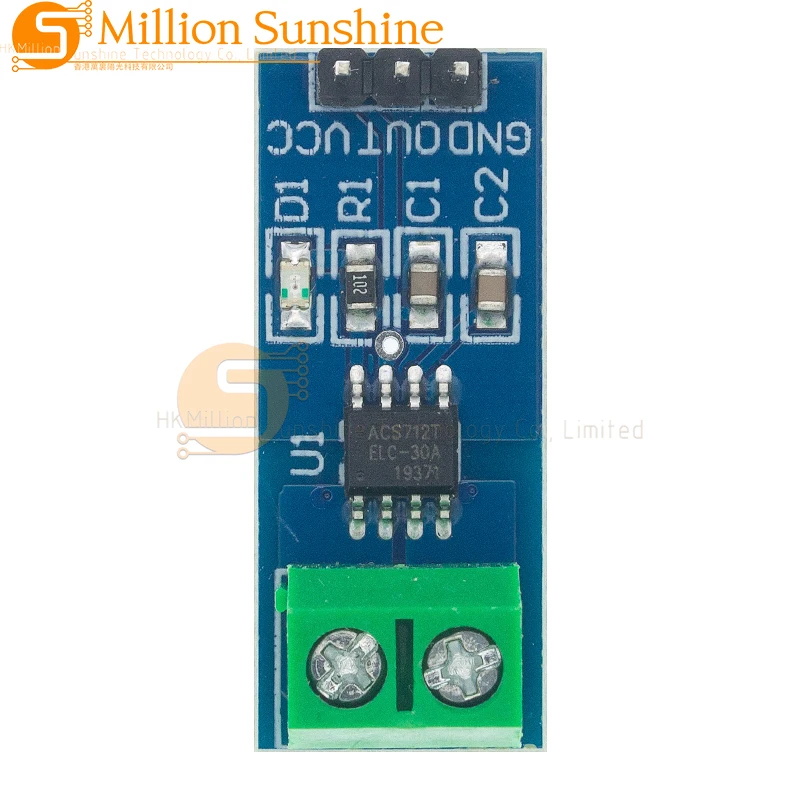 NEW 30A Hall Current Sensor Module ACS712 model 30A  ACS712 30A