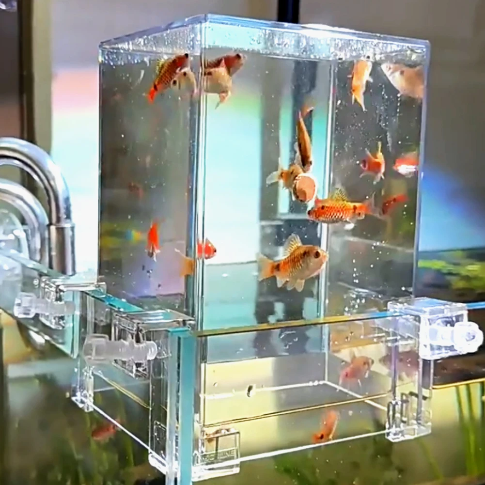 Fish Elevator Water Auto-Refill Negative Pressure Suspended Fish Tank Aquarium Decoration Increase Pets Fish Activity Area