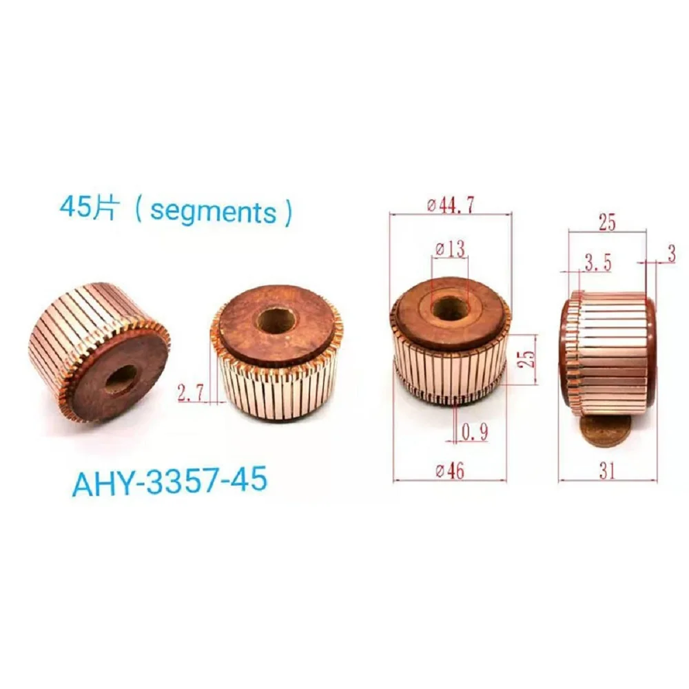 44.7*13*25*45P Commutator Ahy-3357-45