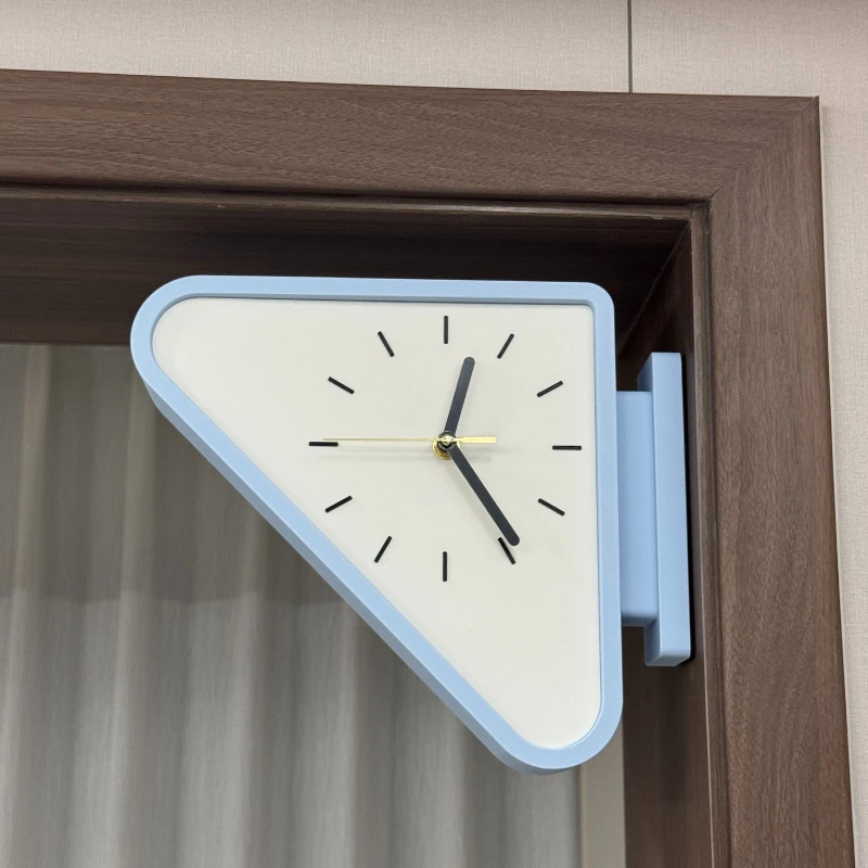 Two Sided Wall Clocks Modern Simple Silent Wall Clocks Exquisite Durable Filleted Corner Watches Home Decoration Furniture