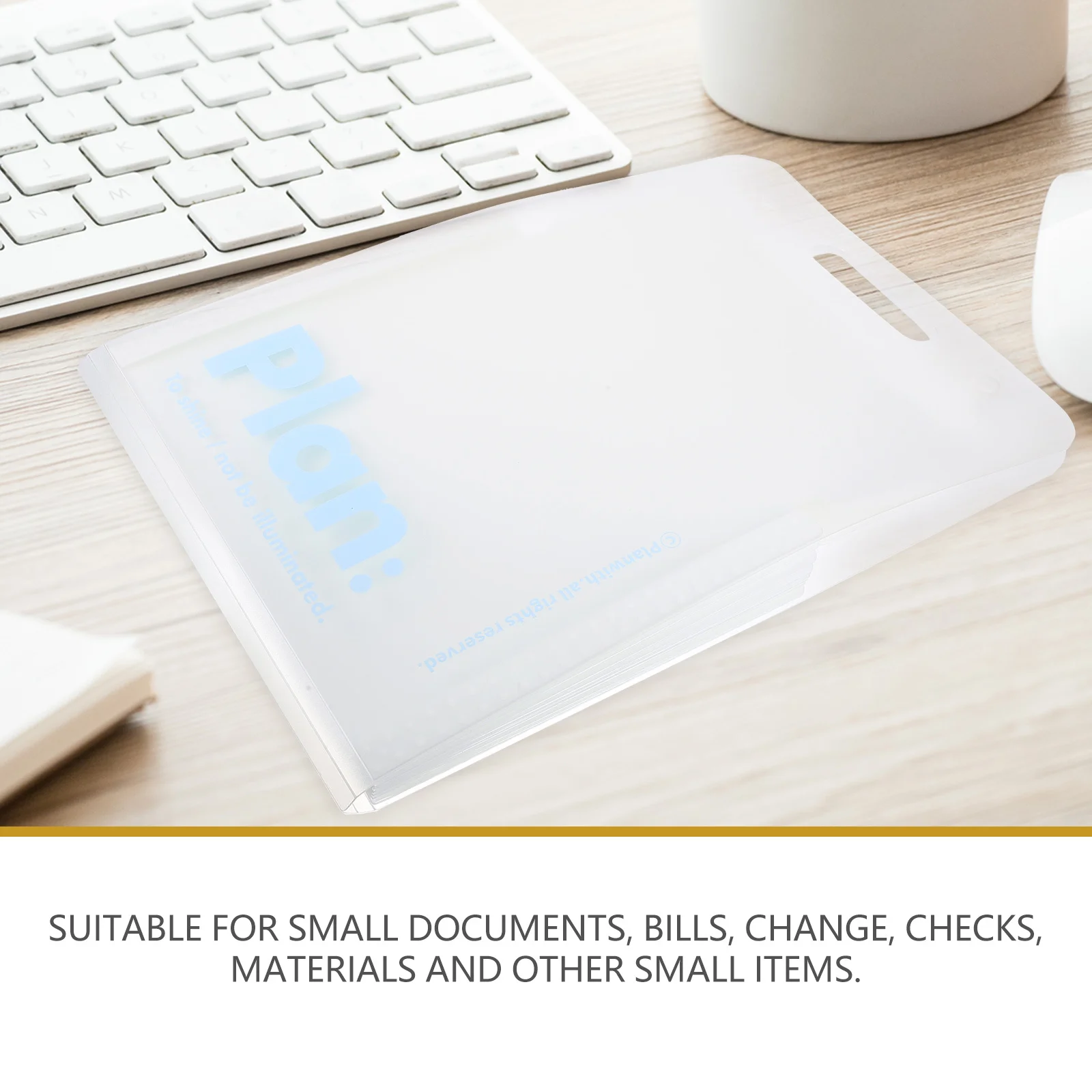 Expanding File Folder A4 Plastic Document Organizer Portable Accordion File Storage Bag For Bills Checks Receipts Folders For