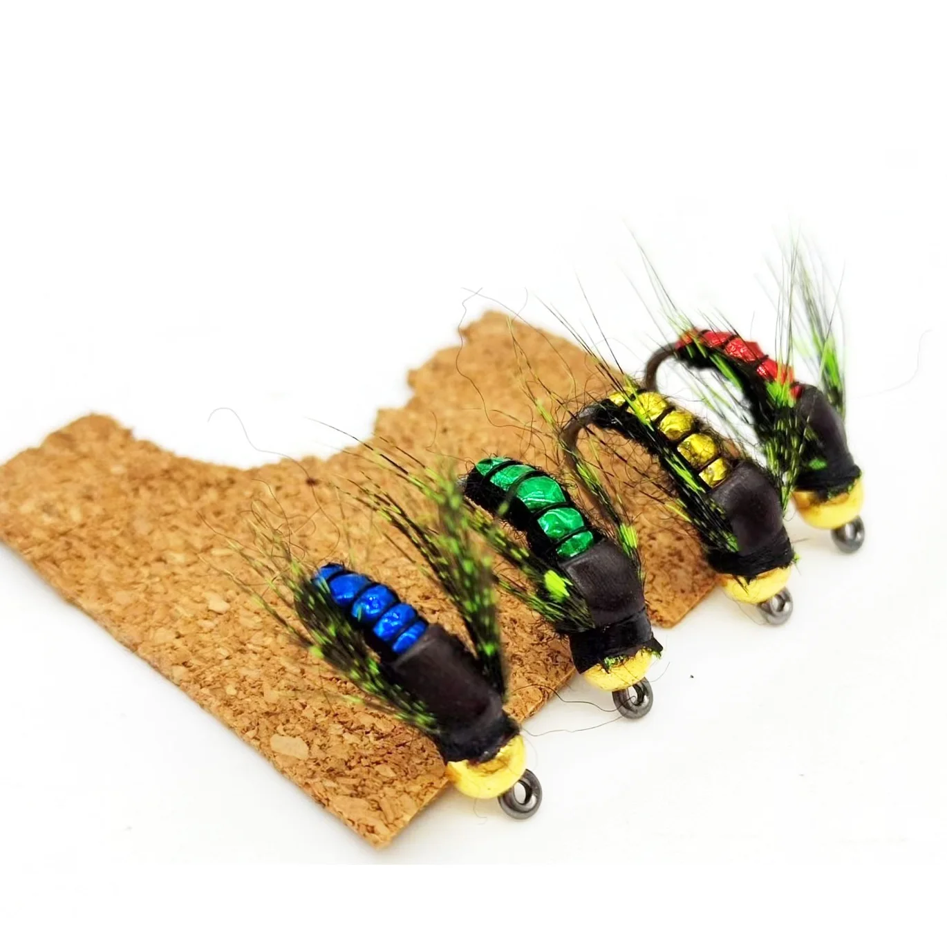 bead-cabeca-fly-fishing-lure-nymph-insect-flies-fast-sinking-Imas-dry-high-carbon-steel-hook-bass-trout-catfish-saltwater-5pcs