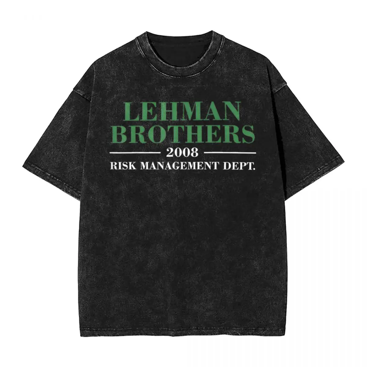 

Lehmans Brothers Risk Management T-Shirt Harajuku T-Shirt Short Sleeve Street Style Tshirt Beach Cotton O-Neck Big Size Clothing