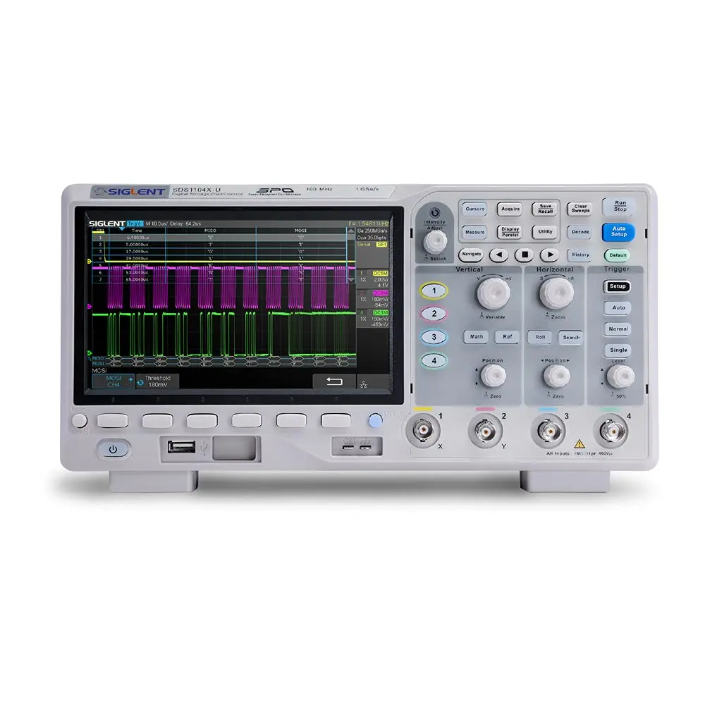 100MHz Super Phosphor Digital Oscilloscopes 4 Channels