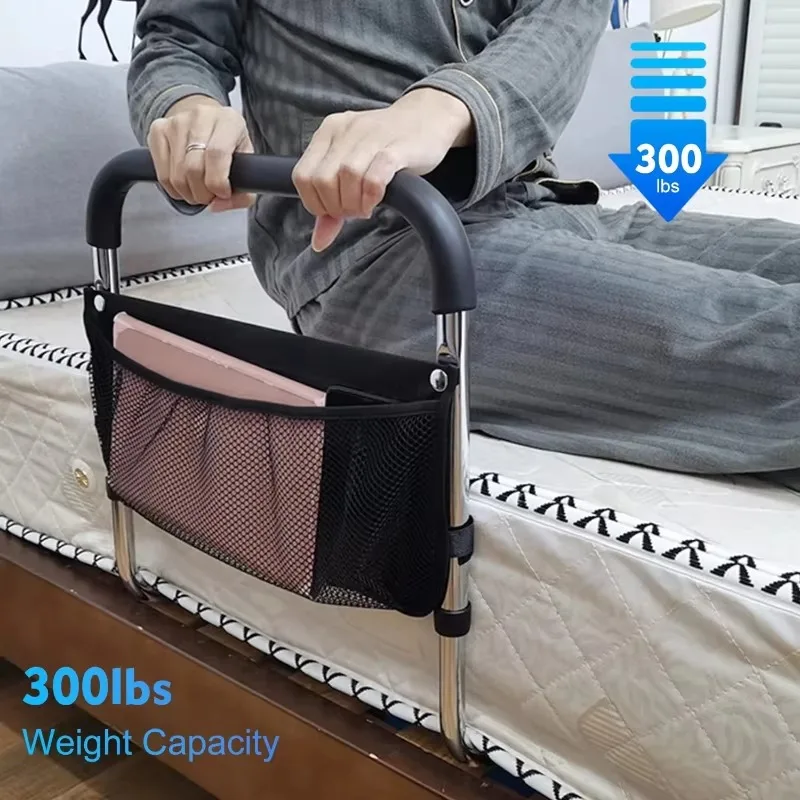 

Стальной регулируемый прикроватный поручень, прочный страховочный поручень для кровати для пожилых людей, помощь для инвалидов, принадлежности для реабилитационной терапии для взрослых