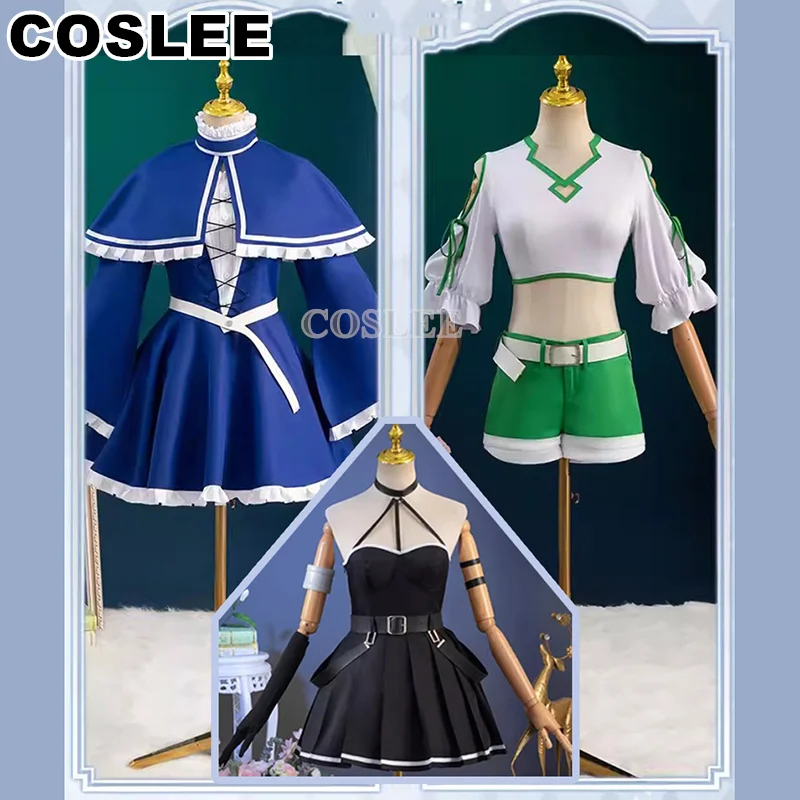 

COSLEE Anime Frieren At The Funeral Ubel/Lawine/Kanne Cosplay Costume Women Lovely Dress Uniform Role Play Halloween Party Outfi