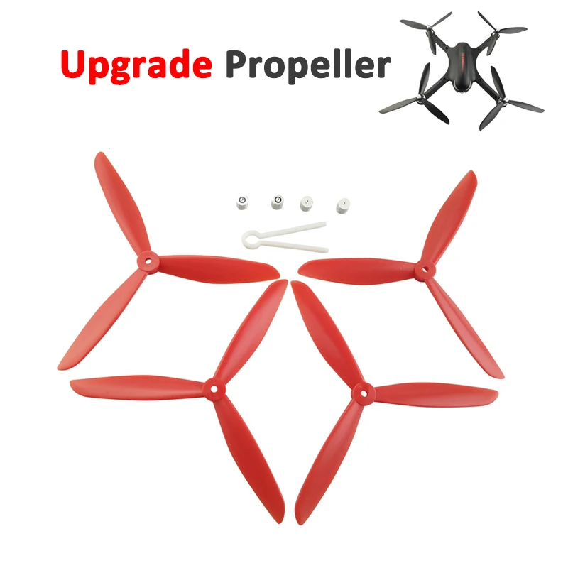 4PCS Upgrade Propeller Blade Cap Spare Part Kit fit for Hubsan H501S H501C MJX B2W B2C B3 RC Drone Quadcopter Wing Rotor Part