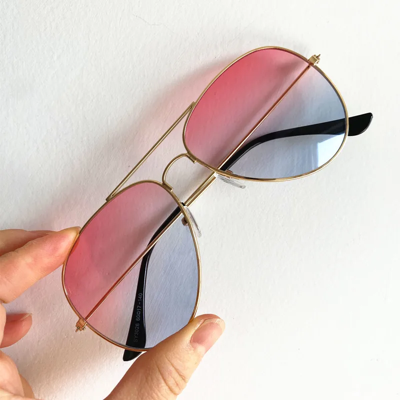 

NEW Sun Glasses Unisex Frog Mirror Adumbral Anti-UV Spectacles Alloy Frame Eyeglasses Ornamental Gradient Lens Sunglasses