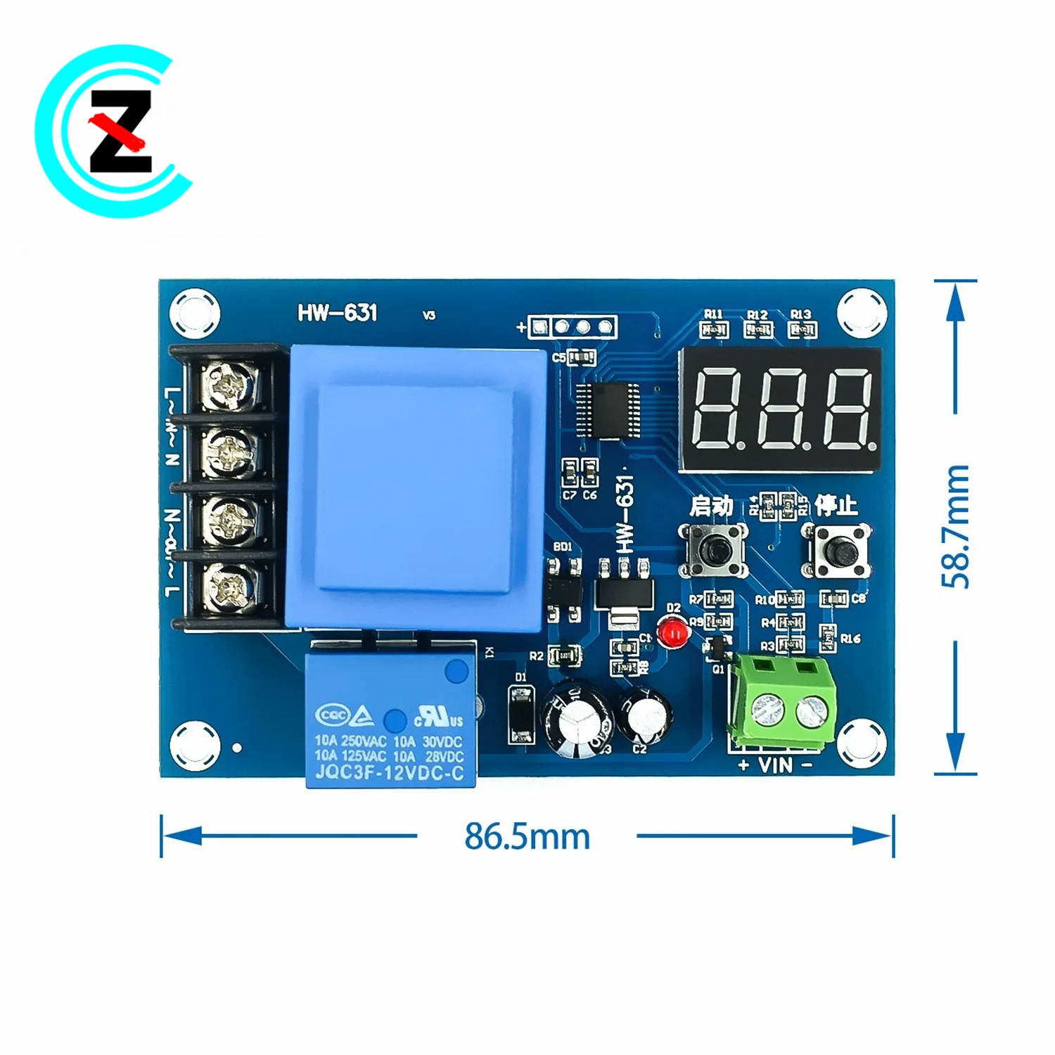 XH-M602 numerical control battery lithium battery charging control switch protection board module with digital display