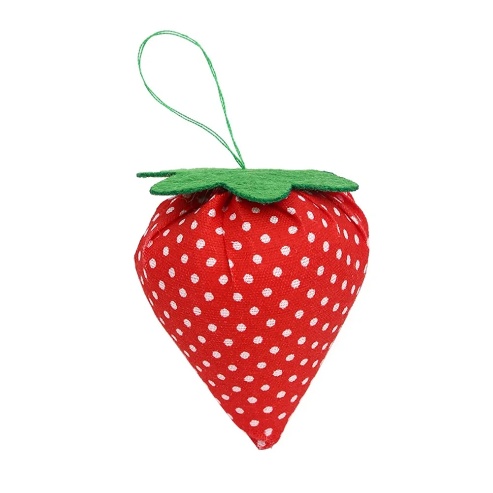 

1pcs Cute Strawberry Shaped Pincushions Pillow Holder For DIY Sewing Handcraft Hand Tools Cross Stitch Needles Storage Pad