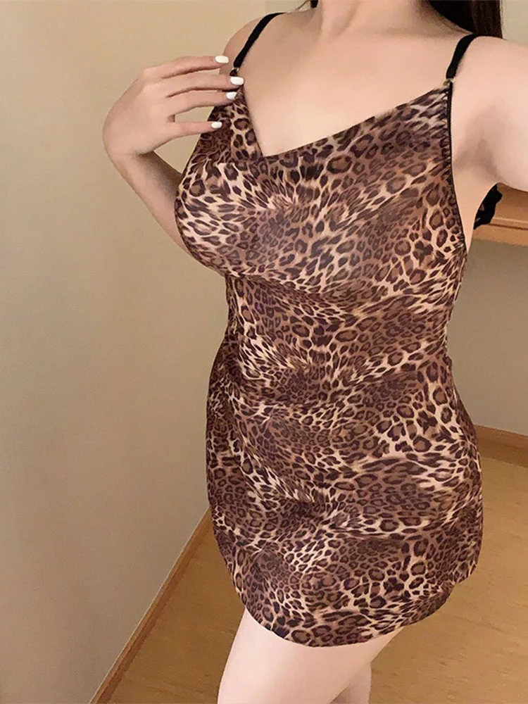 

Горячее леопардовое нижнее белье, сексуальное модное мини-платье с открытыми плечами, облегающее платье на бретельках, уличная одежда, осеннее женское платье Vestidos